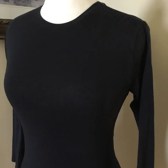 ATM Anthony Thomas Melillo Black Long Sleeve Fitted Shirt - Picture 4 of 8